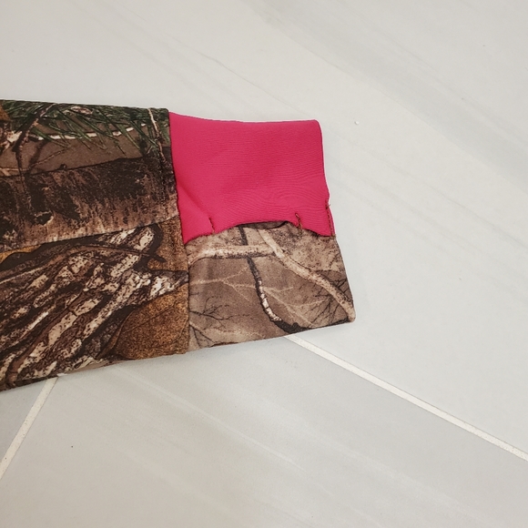 Realtree Fleece Lined Camouflage Ladies Pullover Sweatshirt ~ EUC - Picture 7 of 13